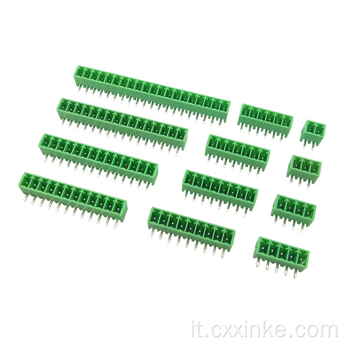 Terminale PCB plug-in da 3,81 mm Società pin piegata a 90 gradi